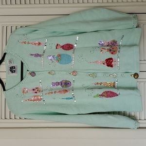 Like new! Storybook Knit Scent Of A Woman sequined sweater